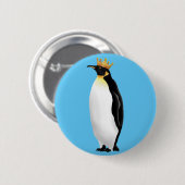 King Pinguin Button (Vorne & Hinten)