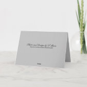 King Pinguine in Liebe Grußkarte Karte (Rückseite)