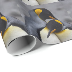 King Pinguine in Liebe Wrapping Paper Geschenkpapier