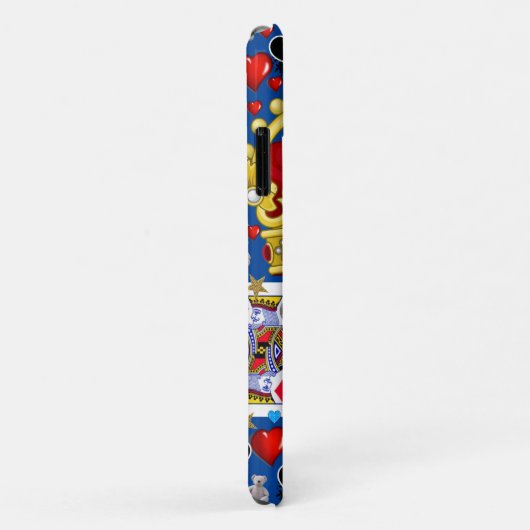 King Playing Card iPhone Case (Hinten/Rechts)