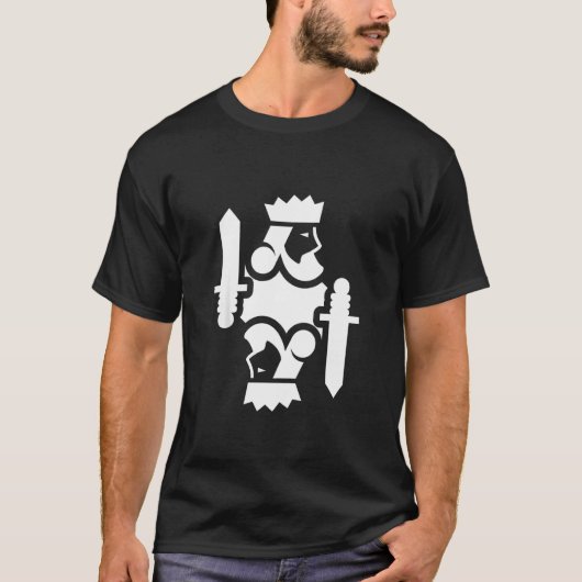King Playing Card T-Shirt (Vorderseite)