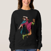 King Playing Football Fun Sweatshirt (Vorderseite)