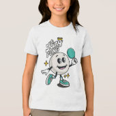 King Pong Kids-Shirt Tri-Blend Shirt (Vorderseite)