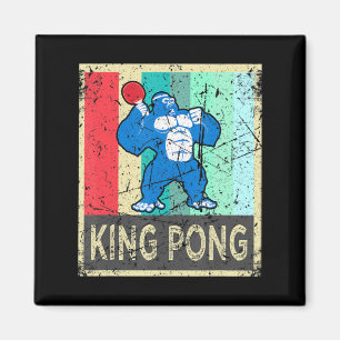 King Pong Ping Pong Gear Kleidung für Männer Fraue Magnet