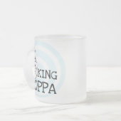King Poppa T - Shirt und Geschenke Mattglastasse (Vorderseite Links)