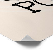 King Poppa T - Shirt und Geschenke Poster (Ecke)