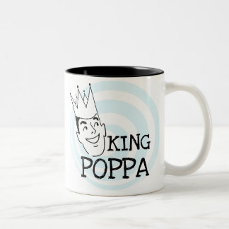 King Poppa T - Shirt und Geschenke Zweifarbige Tasse