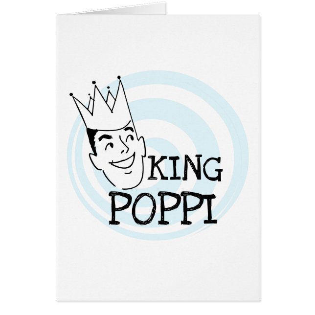 King Poppi T - Shirt und Geschenke (Vorne)