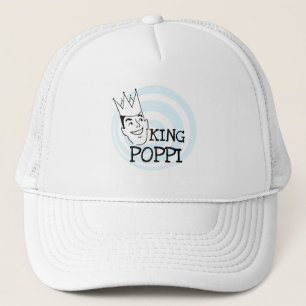 King Poppi T - Shirt und Geschenke Truckerkappe