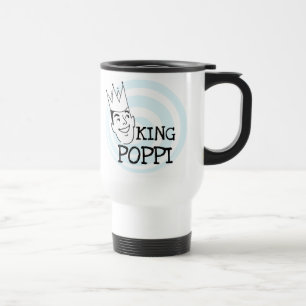 King Poppi T-Shirts und Geschenke Reisebecher