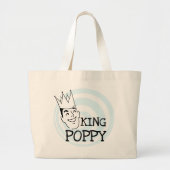 King Poppy T - Shirt und Geschenke Jumbo Stoffbeutel (Vorne)
