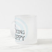 King Poppy T - Shirt und Geschenke Mattglastasse (Vorderseite Links)