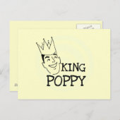 King Poppy T - Shirt und Geschenke Postkarte (Vorne/Hinten)