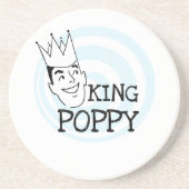 King Poppy T - Shirt und Geschenke Untersetzer (Vorne)