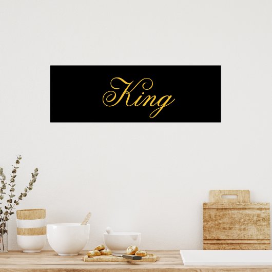 King Poster (Küche)