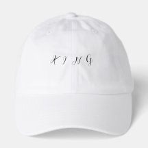 KING Printed Custom White-Cap Stylish Look for Dad