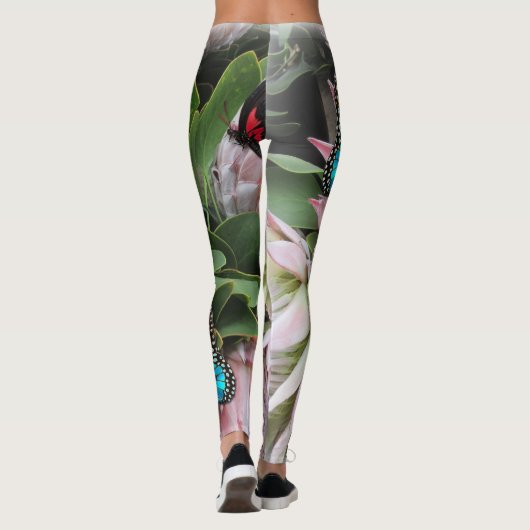 King Protea aus Südafrika Leggings (Rückseite)