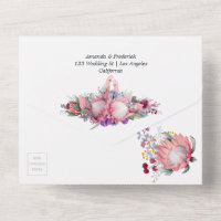 King Protea bllossoms Boho Wedding