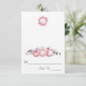 King Protea Botanischer Begleiter Einladung (Stehend Vorderseite)