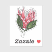 King Protea Custom Cut Aufkleber I (Blatt)