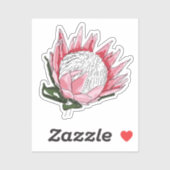 King Protea Custom cut Aufkleber IV (Blatt)