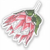 King Protea Custom cut Sticker II (Vorderseite)