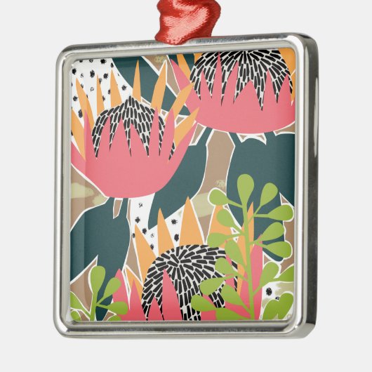 King Protea I Ornament Aus Metall (Links)