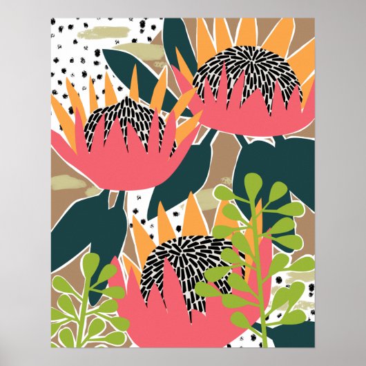 King Protea I Poster (Vorne)