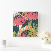 King Protea I Quadratische Wanduhr (Zuhause)