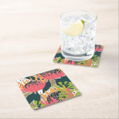 King Protea I Rechteckiger Pappuntersetzer (Vor Ort)