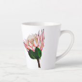 King Protea Schönes Leben Latte Tasse (Rechts)