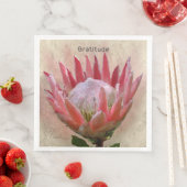 King Protea Serviette (Beispiel)