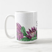 King Protea Wassercolor Handgemalt Kaffeetasse (Links)
