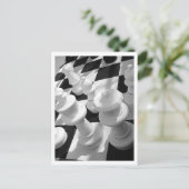 King & Queen, B&W Postkarte (Stehend Vorderseite)