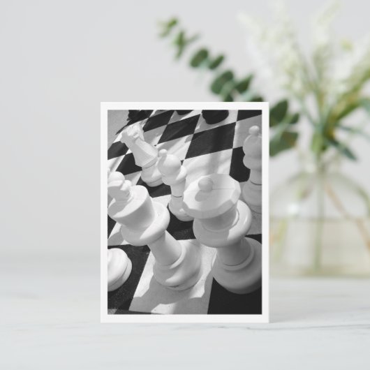 King & Queen, B&W Postkarte (Stehend Vorderseite)