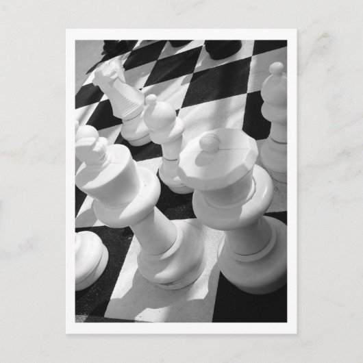 King & Queen, B&W Postkarte (Vorderseite)