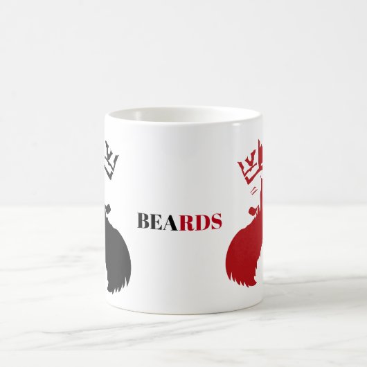 King&Queen Beards Kaffeetasse (Mittel)