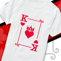 King & Queen Hearts Matching Couple King of Hearts