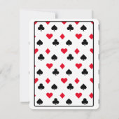 King & Queen of Diamonds Spielkarte - Hochzeitsmen (Rückseite)
