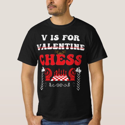 King/Queen of Hearts: Checkmate Your Way to Liebe T-Shirt (Vorderseite)