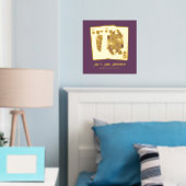 King Queen spielt Karten neu Jubiläumsgeschenk Foliendrucke (In Situ (Schlafzimmer))