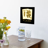 King Queen spielt Karten neu Jubiläumsgeschenk Foliendrucke (Ablage(Küche))