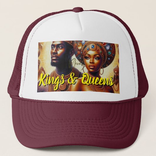 King & Queens Truckerkappe (Vorderseite)