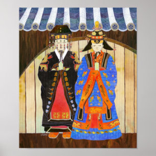 King & Queen's Wedding Poster