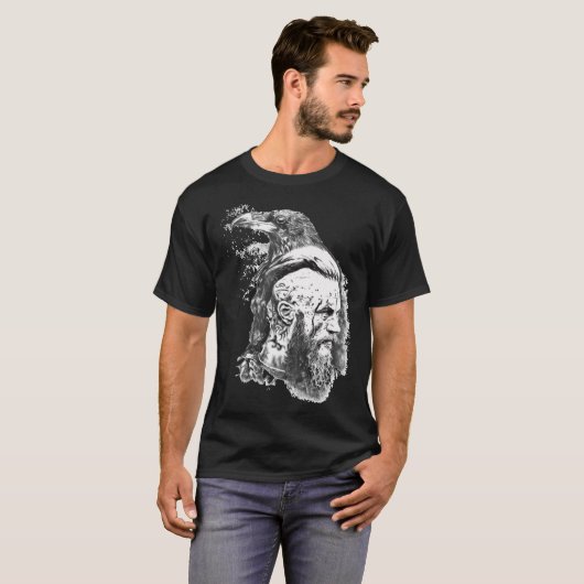 KING RAGNAR LOTHBROK - VIKINGS Premium T - Shirt (Vorne ganz)