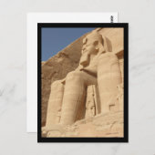 King Ramses Abu Simbel Ägypten Postkarte (Vorne/Hinten)