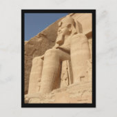 King Ramses Abu Simbel Ägypten Postkarte (Vorderseite)