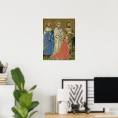 King Richard II - Wilton Diptych Poster (Heimbüro)