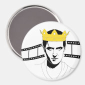 King Richard Magnet rund (Vorderseite/Rückseite)