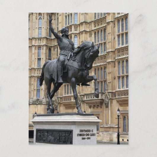 King Richard the Lionheart - Parlament - Postcard Postkarte (Vorderseite)